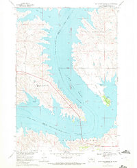 Patch Skin Buttes SE 1969 topographic map thumbnail