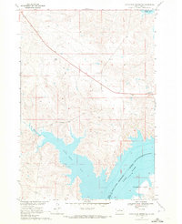 Patch Skin Buttes SW 1969 topographic map thumbnail