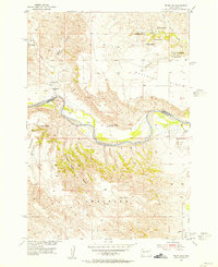 Pedro NW 1955 topographic map thumbnail