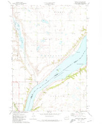 Peever NE 1971 topographic map thumbnail
