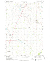 Peever NW 1971 topographic map preview