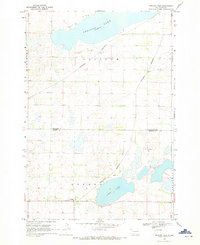 Pelican Lake 1969 topographic map thumbnail