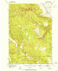 Piedmont 1953 topographic map thumbnail