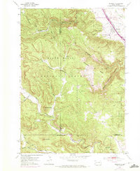 Piedmont 1953 topographic map thumbnail