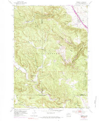 Piedmont 1953 topographic map thumbnail