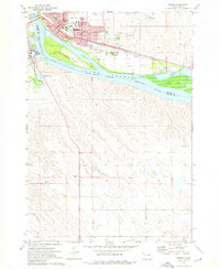 Pierre 1973 topographic map thumbnail