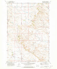 Pine Spring 1974 topographic map thumbnail