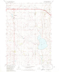 Platte Lake 1979 topographic map thumbnail