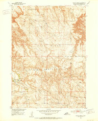 Potato Creek 1950 topographic map thumbnail