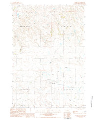 Prairie City 1983 topographic map preview