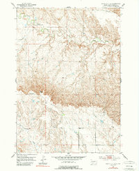 Rapid City 1 SE 1953 topographic map thumbnail