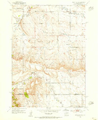 Rapid City NW 1953 topographic map thumbnail