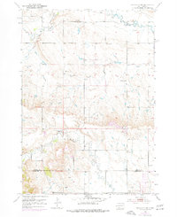 Rapid City NW 1953 topographic map thumbnail