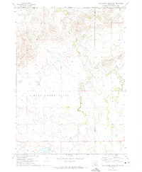 Rattlesnake Butte East 1971 topographic map thumbnail