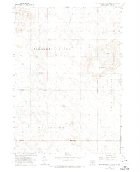 Rattlesnake Butte West 1971 topographic map preview