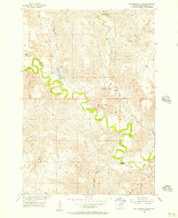 Rattlesnake Lake 1955 topographic map thumbnail