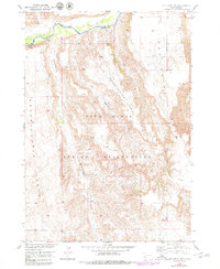 Red Shirt SW 1951 topographic map preview