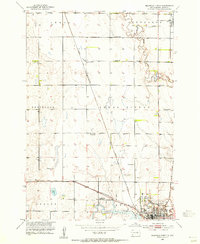 Redfield North 1953 topographic map thumbnail