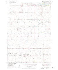 Ree Heights 1950 topographic map thumbnail
