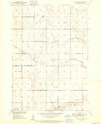 Ree Heights NE 1951 topographic map thumbnail