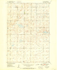 Rice Lake 1951 topographic map thumbnail