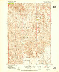 Ridgeview NE 1951 topographic map thumbnail