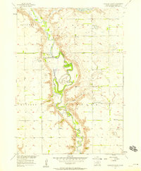 Rockport Colony 1957 topographic map thumbnail