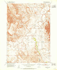 Rockyford 1951 topographic map thumbnail