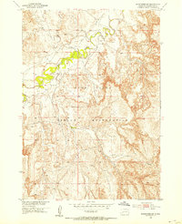 Rockyford SW 1951 topographic map thumbnail