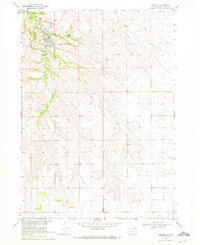 Rosebud 1969 topographic map thumbnail