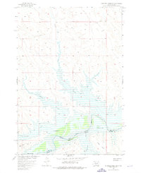 Rousseau Creek SW 1956 topographic map thumbnail