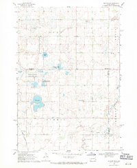 Rutland NW 1968 topographic map thumbnail