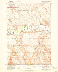 School Section Butte 1951 topographic map thumbnail