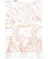 School Section Butte 1951 topographic map thumbnail