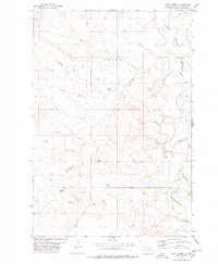 Scott Creek 1977 topographic map thumbnail