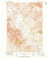 Sharps Corner 1951 topographic map thumbnail