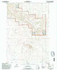 Sheep Mountain 1993 topographic map thumbnail