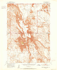 Sheep Mountain Table 1950 topographic map thumbnail