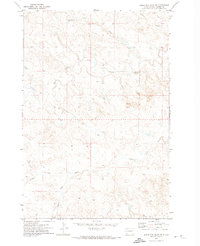Sheep Pen Draw SW 1971 topographic map thumbnail