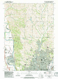 Sioux City North 1994 topographic map thumbnail