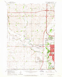 Sioux Falls West 1962 topographic map thumbnail