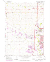 Sioux Falls West 1962 topographic map thumbnail