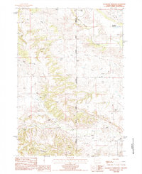 Slaughter Reservoir 1984 topographic map thumbnail