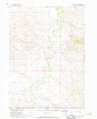 Slim Butte 1967 topographic map thumbnail
