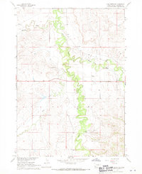 Slim Butte NE 1967 topographic map thumbnail