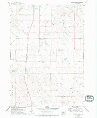 South of Pierre 1972 topographic map thumbnail