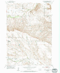 South of Volunteer 1953 topographic map thumbnail