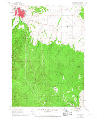 Spearfish 1961 topographic map thumbnail
