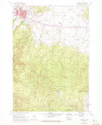 Spearfish 1961 topographic map thumbnail