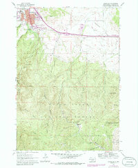 Spearfish 1961 topographic map thumbnail
